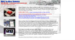 Desktop Screenshot of mactomacservice.com